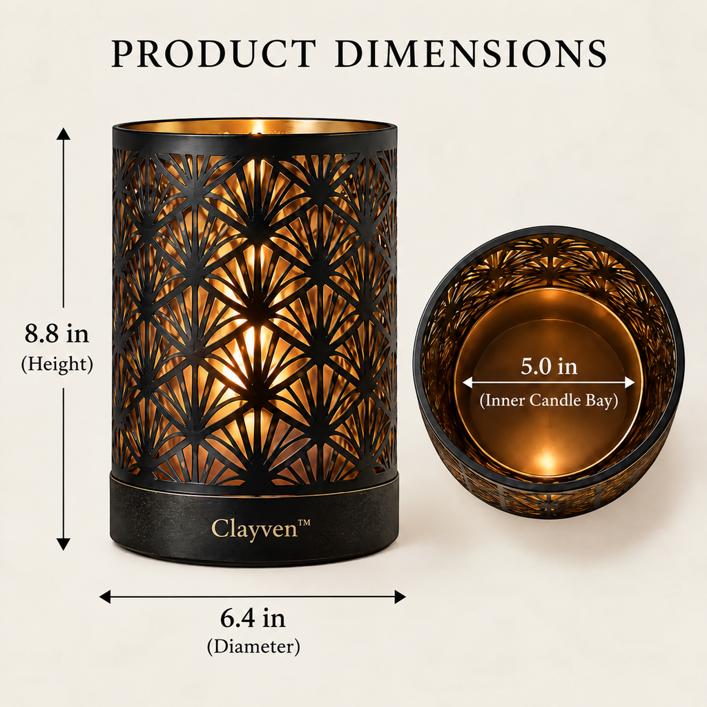 Clayven™ Oculus-05 Perforated Drum Lantern
