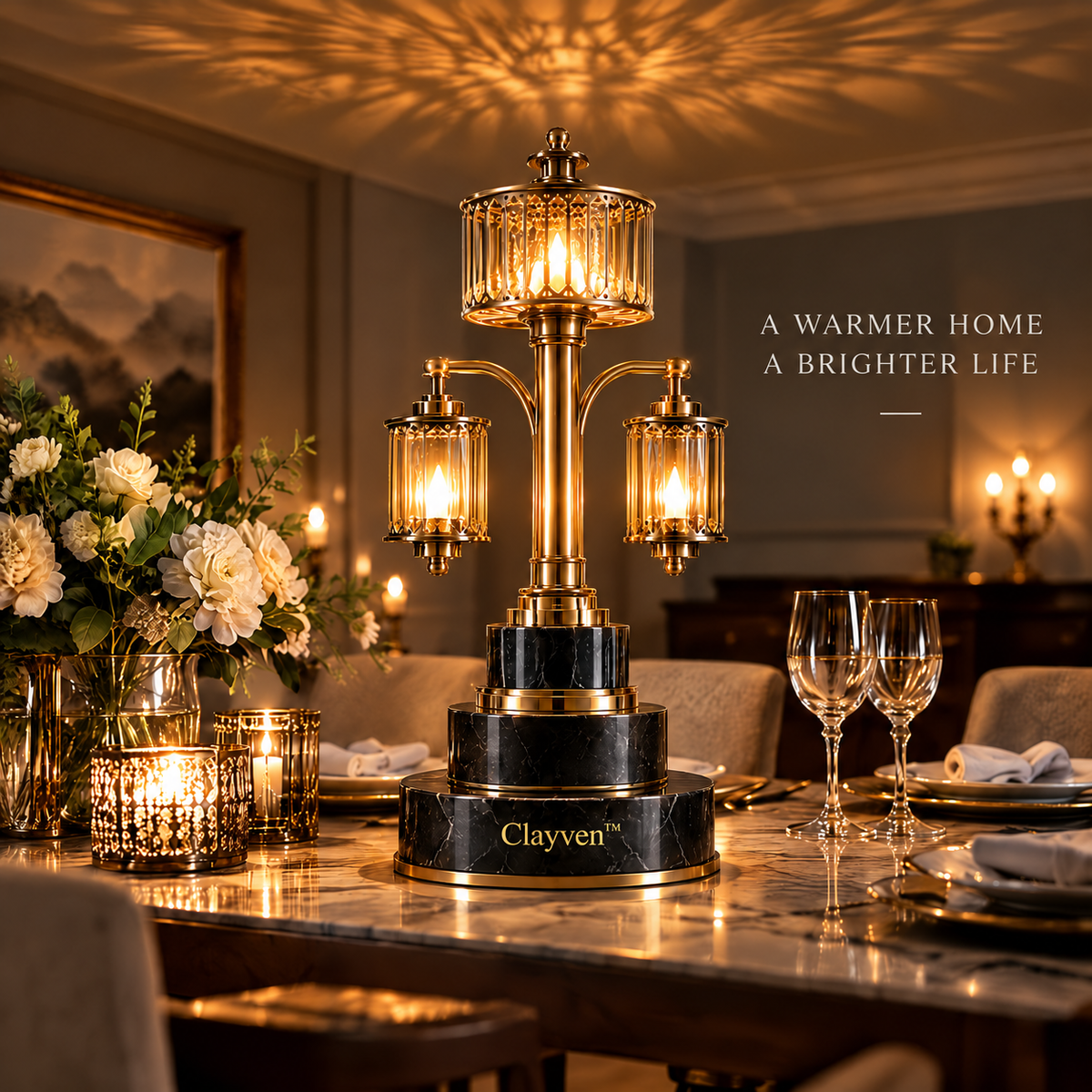 Clayven™ Monarch-09 Grand Multi-Tier Thermal Spire