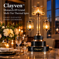 Clayven™ Monarch-09 Grand Multi-Tier Thermal Spire