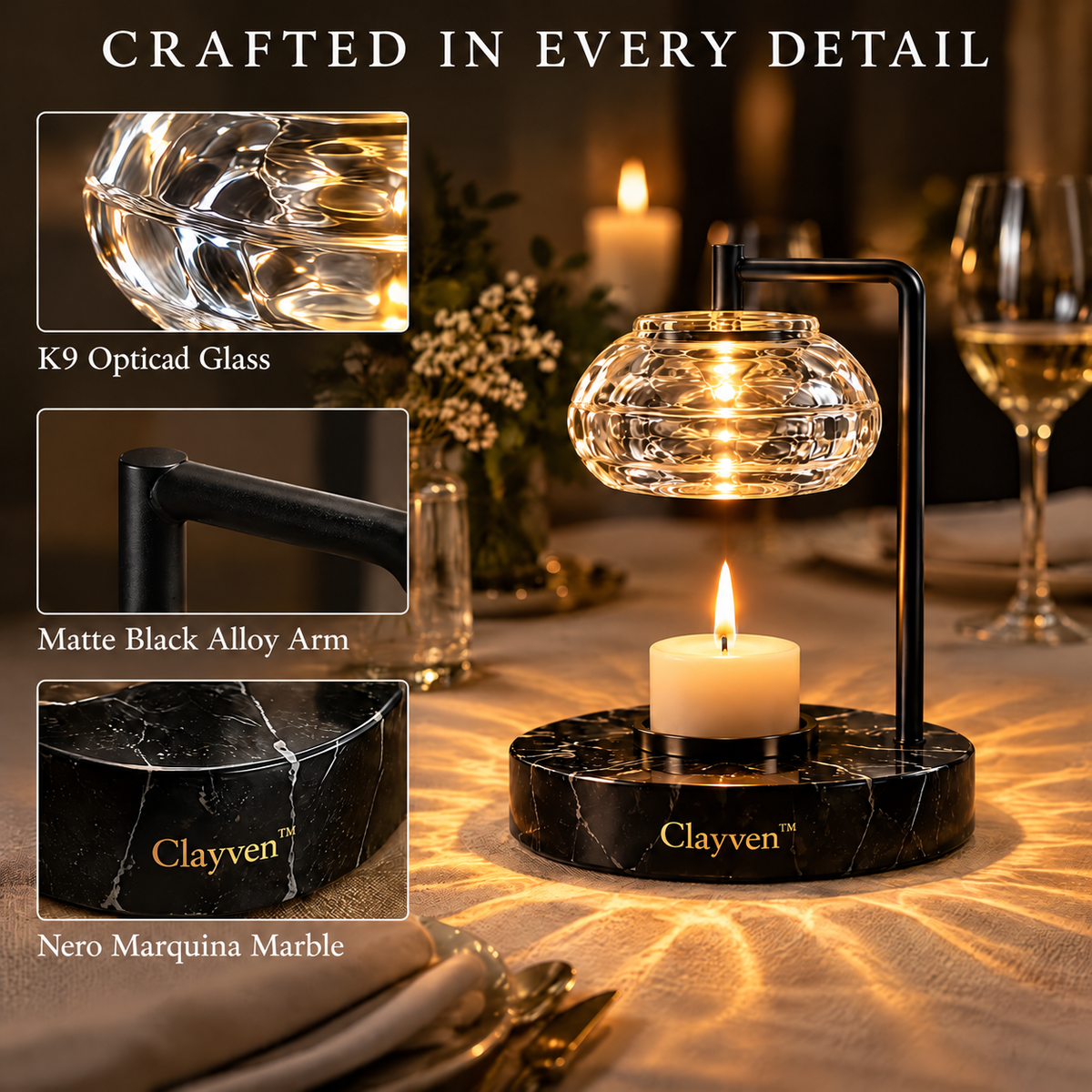 Clayven™ Vesper-01 Ocular Tabletop Luminary