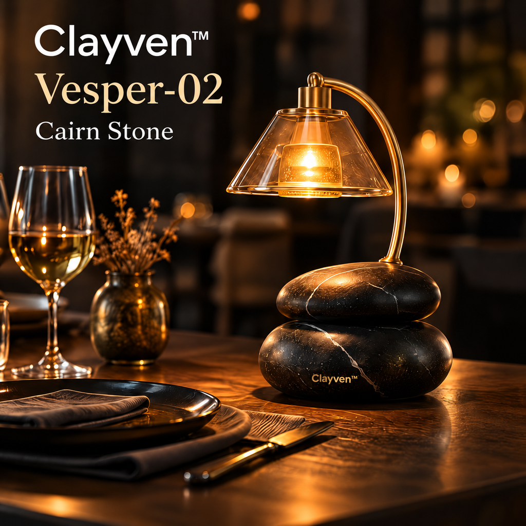 Clayven™ Vesper-02 Cairn Stone Optical Warmth