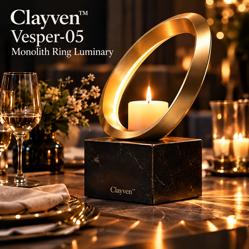 Clayven™ Vesper-05 Monolith Ring Luminary