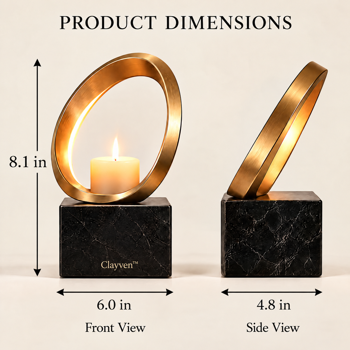 Clayven™ Vesper-05 Monolith Ring Luminary