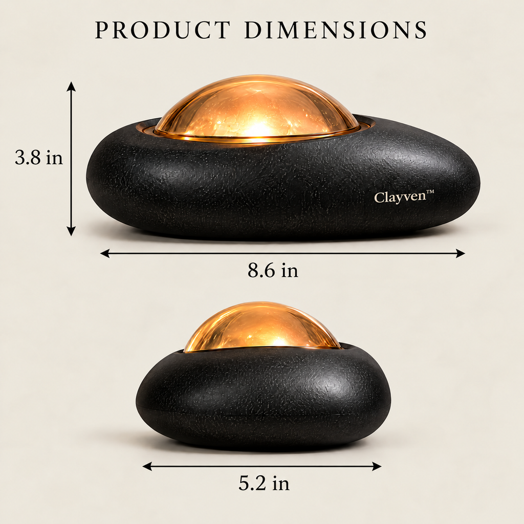 Clayven™ Vesper-06 Obsidian Pebble Glow