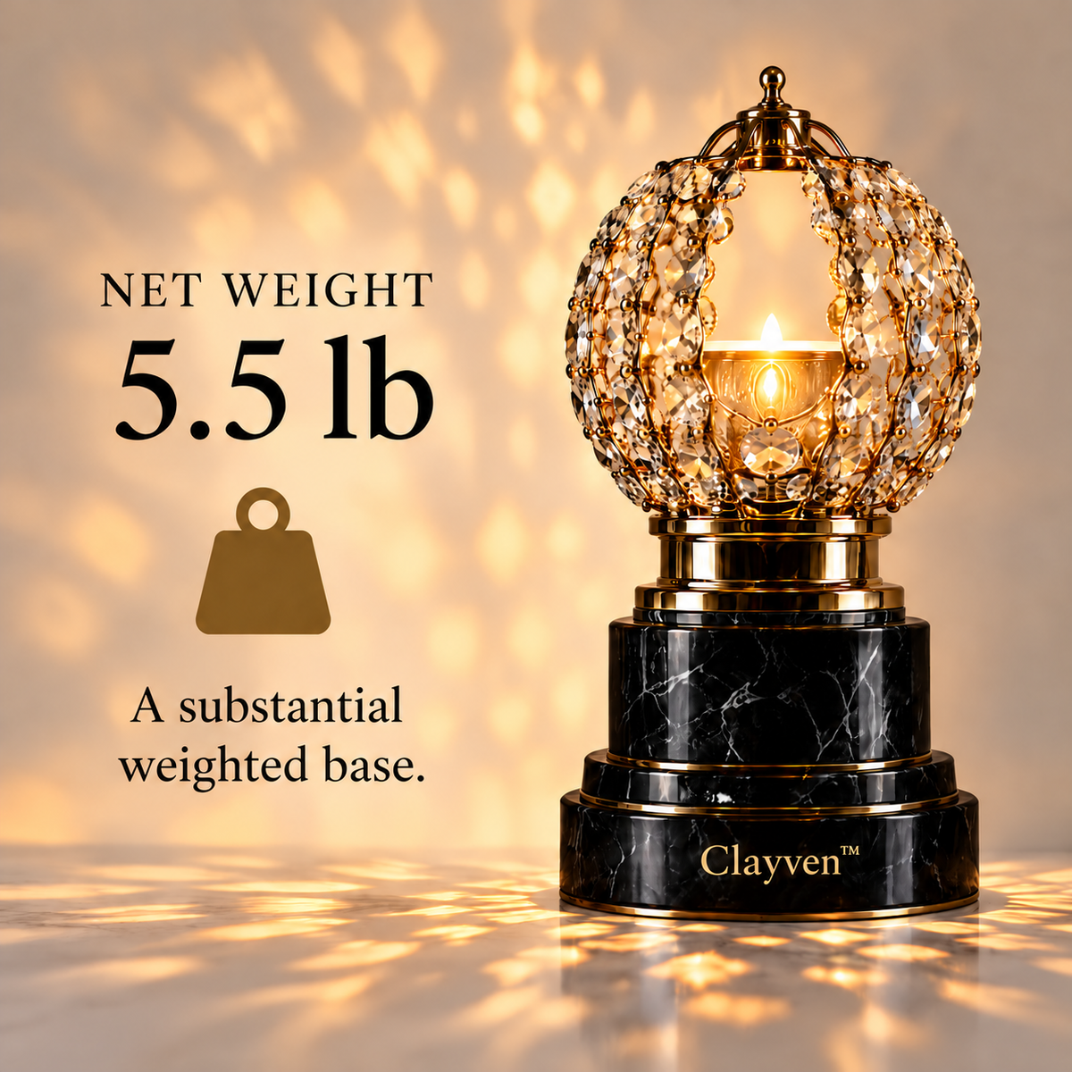 Clayven™ CrystalCrown-03 Mesh Threshold Tower